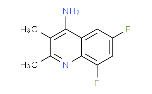 CAS No. 1251053-77-6, 6,8-Difluoro-2,3-dimethylquinolin-4-amine