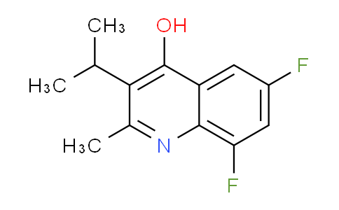 CAS No. 1405739-12-9, 6,8-Difluoro-3-isopropyl-2-methylquinolin-4-ol