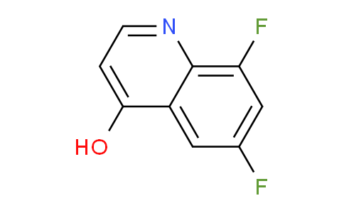 CAS No. 243448-16-0, 6,8-Difluoroquinolin-4-ol