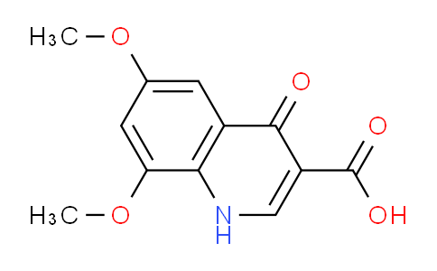 CAS No. 73674-79-0, 6,8-Dimethoxy-4-oxo-1,4-dihydroquinoline-3-carboxylic acid