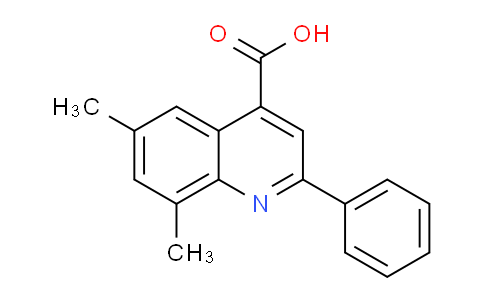 CAS No. 337496-05-6, 6,8-Dimethyl-2-phenylquinoline-4-carboxylic acid