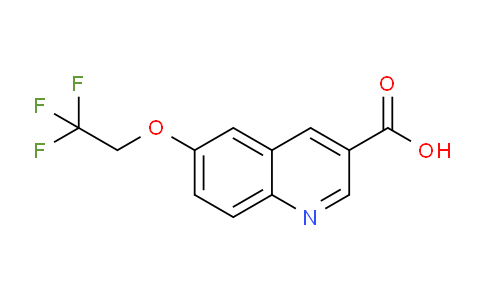 CAS No. 1365961-19-8, 6-(2,2,2-Trifluoroethoxy)quinoline-3-carboxylic acid