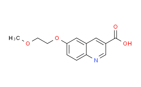 CAS No. 1365940-03-9, 6-(2-Methoxyethoxy)quinoline-3-carboxylic acid