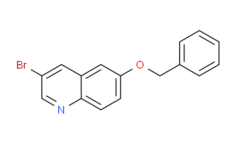 CAS No. 1337882-50-4, 6-(Benzyloxy)-3-bromoquinoline