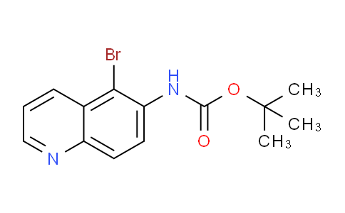 CAS No. 889650-18-4, 6-(Boc-amino)-5-bromoquinoline