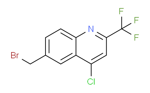CAS No. 123637-51-4, 6-(Bromomethyl)-4-chloro-2-(trifluoromethyl)quinoline
