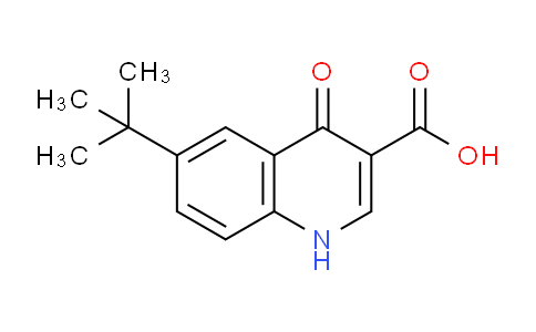 CAS No. 1027546-34-4, 6-(tert-Butyl)-4-oxo-1,4-dihydroquinoline-3-carboxylic acid