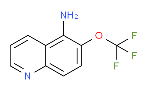 CAS No. 1133115-85-1, 6-(Trifluoromethoxy)quinolin-5-amine