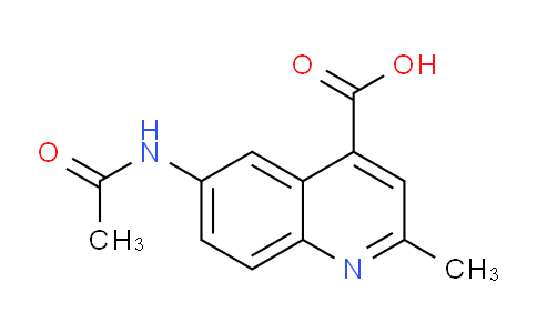CAS No. 1248549-65-6, 6-Acetamido-2-methylquinoline-4-carboxylic acid