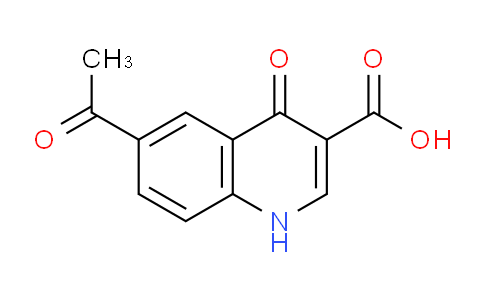 CAS No. 51726-45-5, 6-Acetyl-4-oxo-1,4-dihydroquinoline-3-carboxylic acid