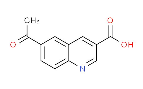 CAS No. 1956328-29-2, 6-Acetylquinoline-3-carboxylic acid