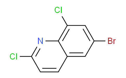 CAS No. 1344013-69-9, 6-Bromo-2,8-dichloroquinoline