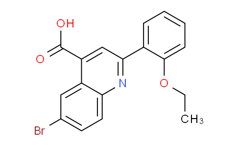 CAS No. 438531-52-3, 6-Bromo-2-(2-ethoxyphenyl)quinoline-4-carboxylic acid