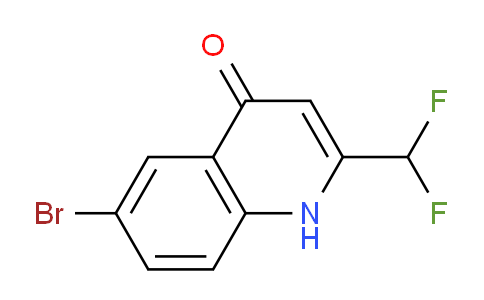 CAS No. 1343159-45-4, 6-Bromo-2-(difluoromethyl)quinolin-4(1H)-one