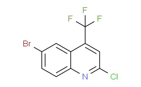 CAS No. 1283719-79-8, 6-Bromo-2-chloro-4-(trifluoromethyl)quinoline