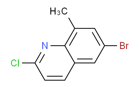 CAS No. 99455-14-8, 6-Bromo-2-chloro-8-methylquinoline