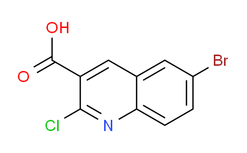 CAS No. 1017379-01-9, 6-Bromo-2-chloroquinoline-3-carboxylic acid