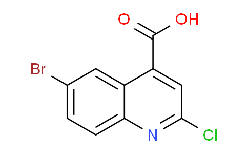 CAS No. 287176-62-9, 6-Bromo-2-chloroquinoline-4-carboxylic acid