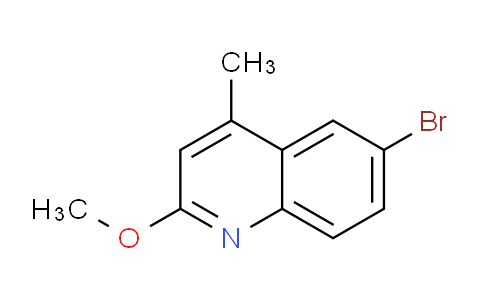 CAS No. 1187386-12-4, 6-Bromo-2-methoxy-4-methylquinoline
