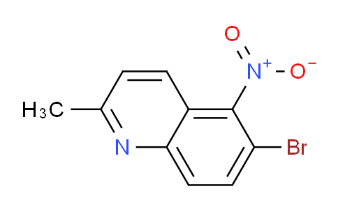 CAS No. 1330752-96-9, 6-Bromo-2-methyl-5-nitroquinoline
