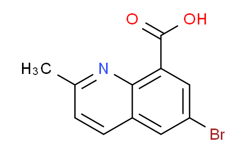 CAS No. 1334304-98-1, 6-Bromo-2-methylquinoline-8-carboxylic acid
