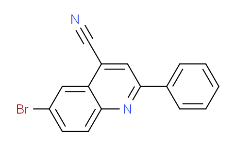 CAS No. 258264-90-3, 6-Bromo-2-phenylquinoline-4-carbonitrile
