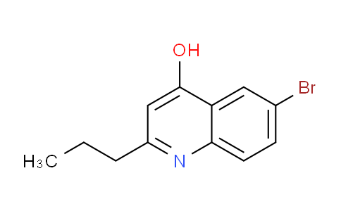 CAS No. 658079-03-9, 6-Bromo-2-propylquinolin-4-ol