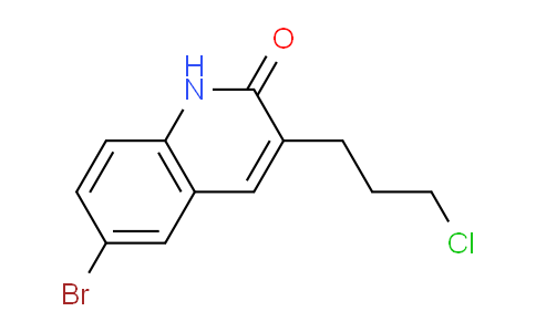 CAS No. 848170-40-1, 6-Bromo-3-(3-chloropropyl)quinolin-2(1H)-one