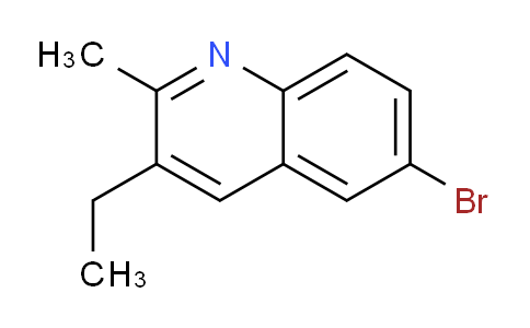 CAS No. 409346-90-3, 6-Bromo-3-ethyl-2-methylquinoline
