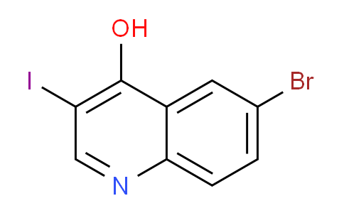CAS No. 1260886-58-5, 6-Bromo-3-iodoquinolin-4-ol