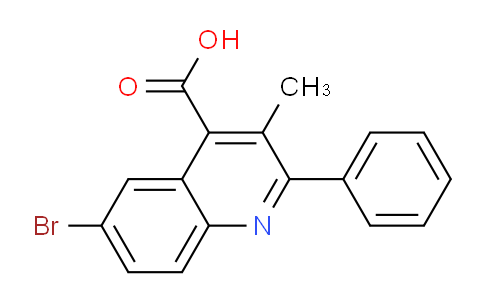 CAS No. 330834-94-1, 6-Bromo-3-methyl-2-phenylquinoline-4-carboxylic acid