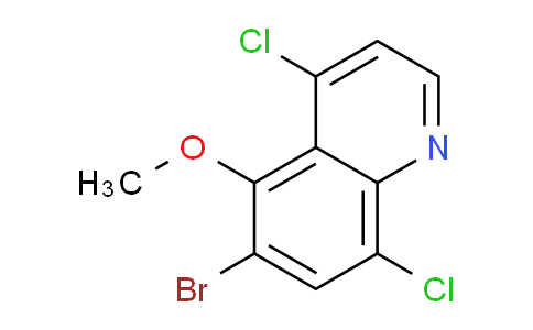 CAS No. 1332608-63-5, 6-Bromo-4,8-dichloro-5-methoxyquinoline
