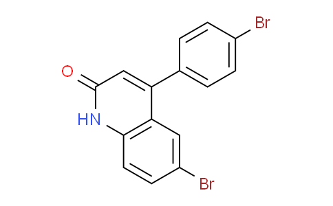 CAS No. 1416440-41-9, 6-Bromo-4-(4-bromophenyl)quinolin-2(1H)-one