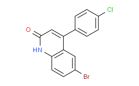CAS No. 1416439-09-2, 6-Bromo-4-(4-chlorophenyl)quinolin-2(1H)-one