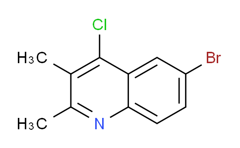 CAS No. 1203-70-9, 6-Bromo-4-chloro-2,3-dimethylquinoline