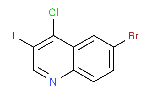 CAS No. 1260787-47-0, 6-Bromo-4-chloro-3-iodoquinoline