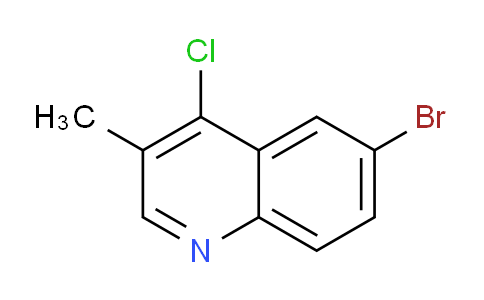 CAS No. 188256-40-8, 6-Bromo-4-chloro-3-methylquinoline