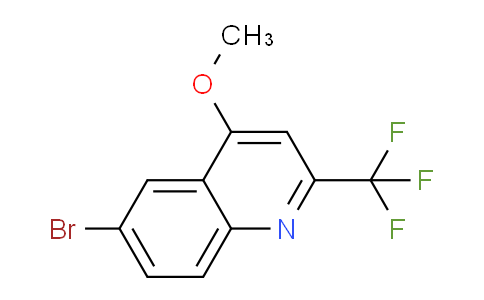 CAS No. 882292-61-7, 6-Bromo-4-methoxy-2-(trifluoromethyl)quinoline