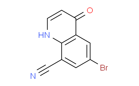 CAS No. 1160474-80-5, 6-Bromo-4-oxo-1,4-dihydroquinoline-8-carbonitrile