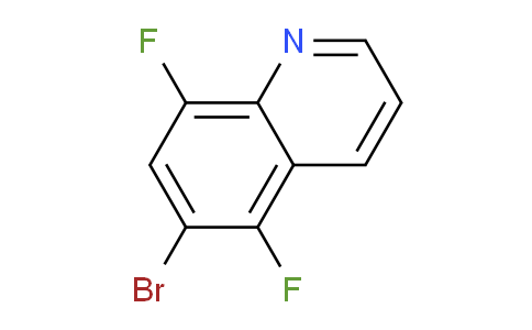 CAS No. 1133115-72-6, 6-Bromo-5,8-difluoroquinoline