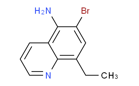 CAS No. 91065-60-0, 6-Bromo-8-ethylquinolin-5-amine