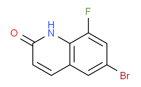 CAS No. 1215767-80-8, 6-Bromo-8-fluoroquinolin-2(1H)-one