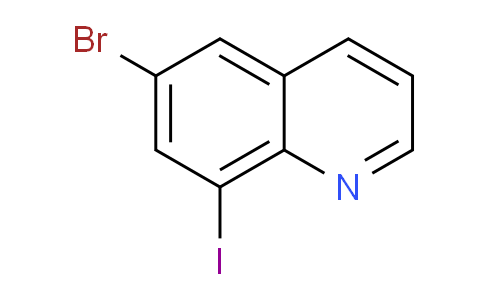 CAS No. 1078160-90-3, 6-Bromo-8-iodoquinoline