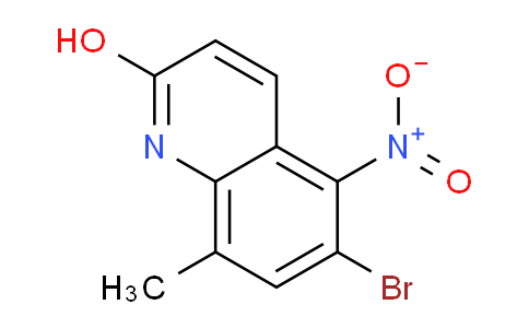 CAS No. 854834-59-6, 6-Bromo-8-methyl-5-nitroquinolin-2-ol