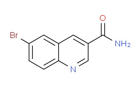 CAS No. 1296950-96-3, 6-Bromoquinoline-3-carboxamide