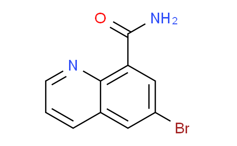 CAS No. 1823931-71-0, 6-Bromoquinoline-8-carboxamide