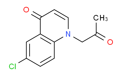 CAS No. 1211629-36-5, 6-Chloro-1-(2-oxopropyl)quinolin-4(1H)-one