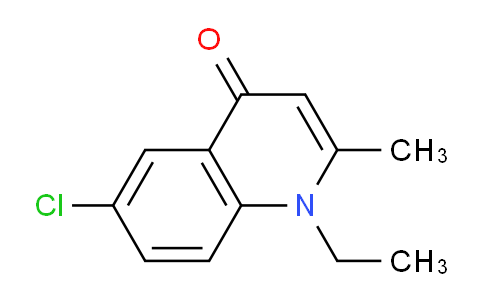 CAS No. 1209559-16-9, 6-Chloro-1-ethyl-2-methylquinolin-4(1H)-one