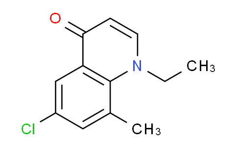 CAS No. 1209622-10-5, 6-Chloro-1-ethyl-8-methylquinolin-4(1H)-one