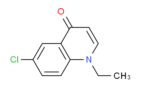 CAS No. 1210215-55-6, 6-Chloro-1-ethylquinolin-4(1H)-one